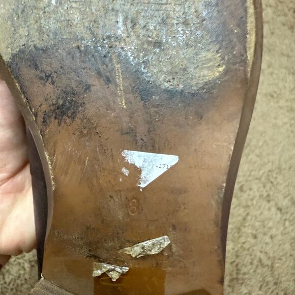 Madewell Women Black Leather Loafers Size 8 - Picture 10 of 10